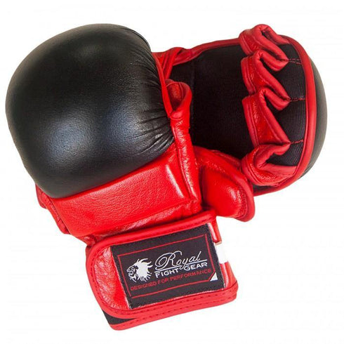 BOLD LOOK RFG MMA LEATHER TRAINING GLOVES-3
